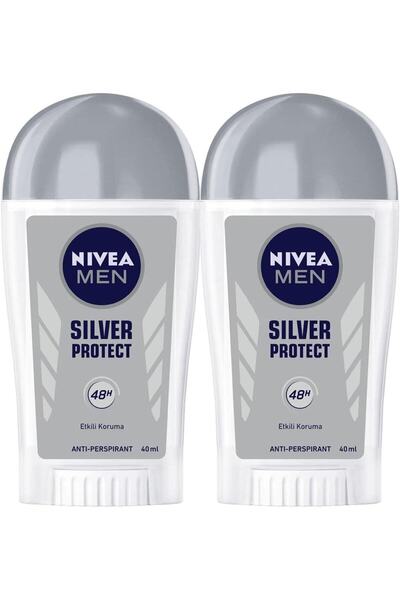 NIVEA Men Erkek Stick Deodorant Silver Protect 48 Saat Anti-perspirant Koruma...