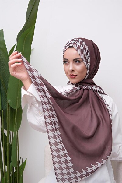 49eyşanipek شال ناعم رقمي أنيق بنقشة الياقوت