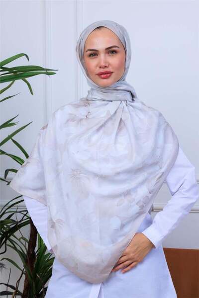 49eyşanipek Unique Watercolor Floral Print Digital Soft Shawl