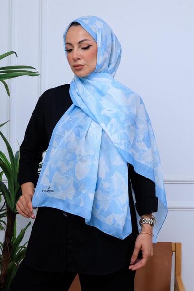 49eyşanipek Eşsiz Suluboya Çiçek Desenli Dijital Soft Şal