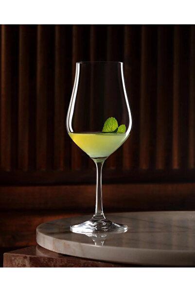 Madame Coco Mathilda 4'lü Kristal Şarap Kadehi Seti - 350ML