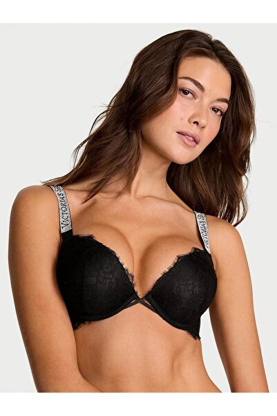 Victoria's Secret Bombshell İki Beden Büyük Gösteren Işıltılı Askılı Dantelli...