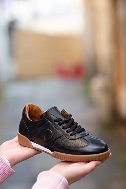Venüs 261501 Hakiki Deri Bağcıklı Kauçuk Taban Günlük Sneaker Ayakkabı