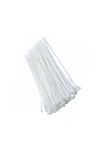 Z-Tools Set de 100 de coliere din PVC 3,6x350mm albe / ZTS8774