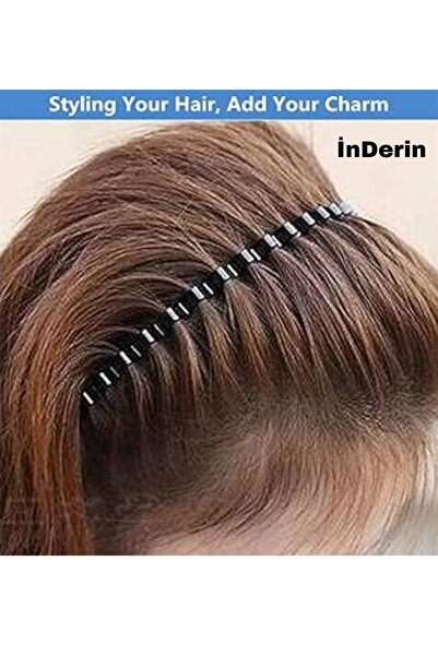 İnDerin Metal Tırtıklı Zikzak Sporcu Tacı