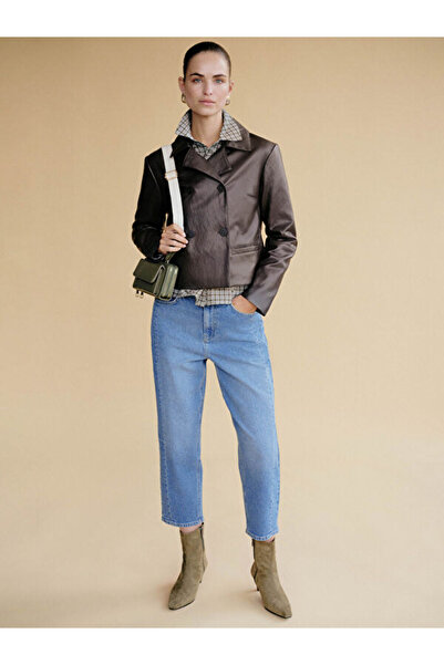 LC Waikiki Rmz Gi̇yi̇m Farkiyla Leather Look Women's Shoulder Bag