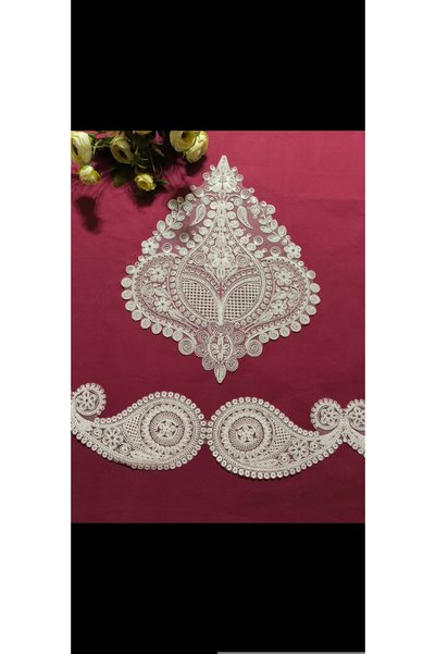 dantelci 11 metre krem Fransız dantel