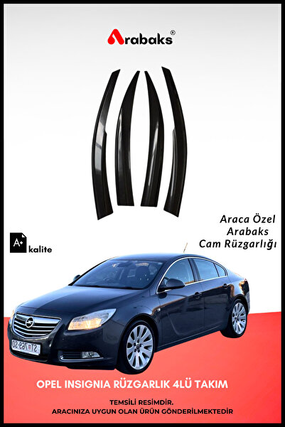 Arabaks Opel İnsignia Cam Rüzgarlığı 4'lü Takım (MUGEN TİP, DAYANIKLI MALZEME...
