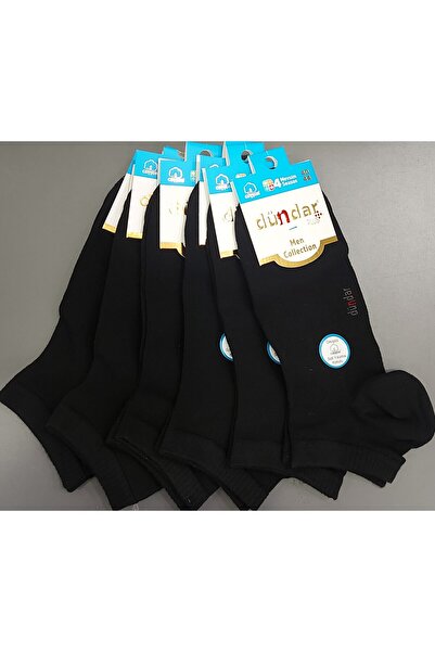 Dündar 0300 Men's Combed Cotton Booties Socks 6 Pieces