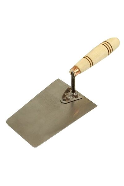 Z-Tools Stainless steel trowel, 170mm, wooden handle / 3947