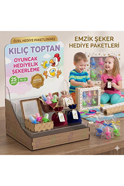 KILIÇ Emzik Şeker 14 Gr.X25 Adet - Çocukların Yeni Favorisi!