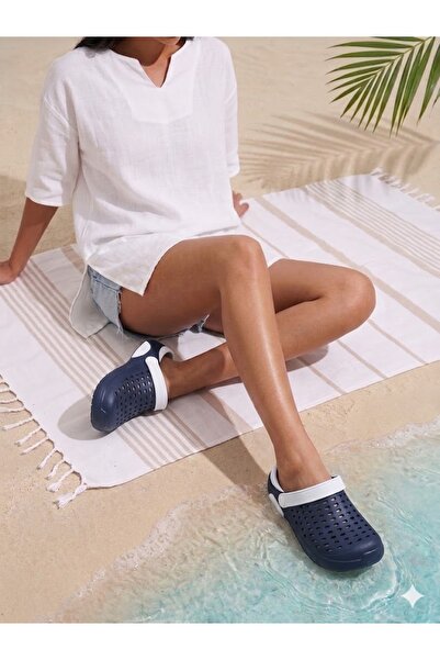 Behtah Kundura Unisex Closed Front Double Sole Nurse Chef Seaside Beach Slipper