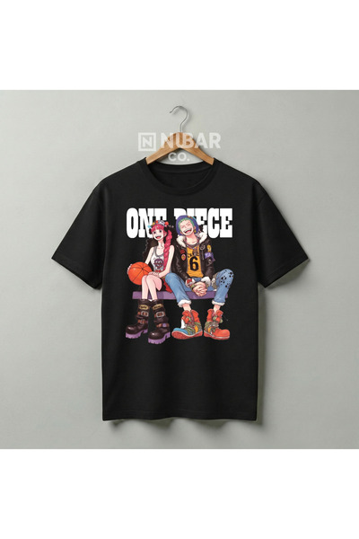 Grafftee Clothing تي شيرت بريميوم بتصميم خاص من One Piece Anime مطبوع للجنسين...