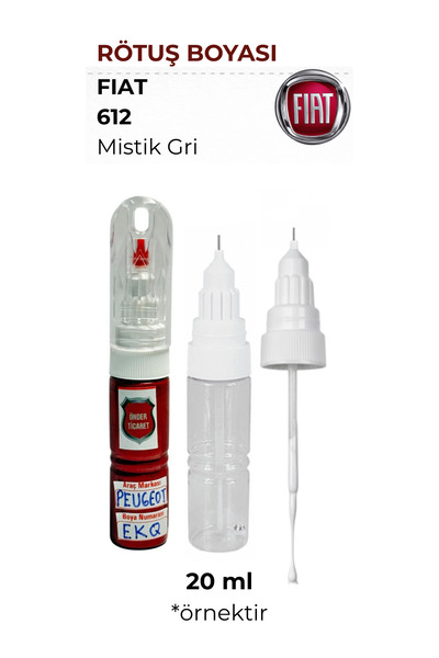 Önder Ticaret Fiat 612 Mistik Gri Rötuş Boyası Linea Tipo 500 Punto Panda Fio...
