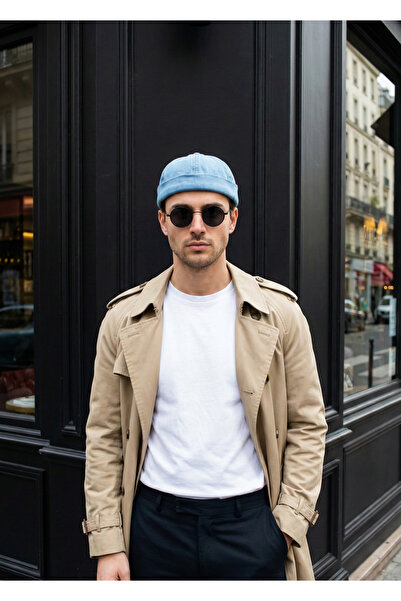 emybox Gabardine No-Visor Docker Sailor Mickey Hat - Adjustable Foldable Inne...