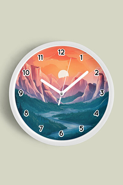 JHAAR Abstract - Boem - Natură - Ceas de perete modern cu vedere la mare - 30...