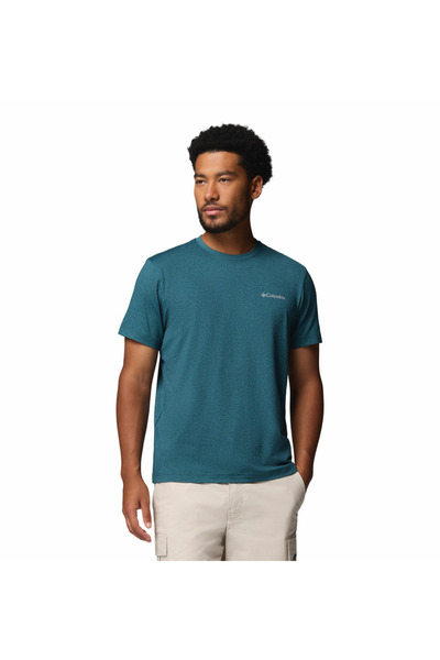 Columbia Parsons Point Logo Erkek Teknik Kısa Kollu T-Shirt