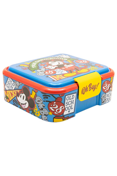 Disney Mickey Mouse Mickey True Champions Multi-Compartment Sandwich Box, 18x...