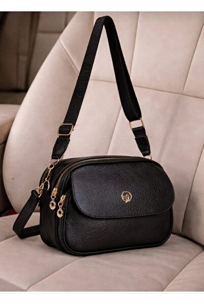 ELİTE NOVA SHOPPİNG Women's Crossbody Bag with Flap and Zipper, Multi-Compart...
