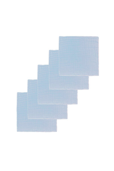 Lilalinda Shoulder/Mouth Cloth 100% P Cotton Four Layers of Muslin 5 Pieces -...