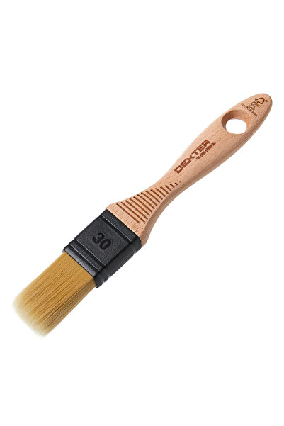 Dexter Pensula plata Pro, pentru utilizare universala, latime 30 mm, maner lemn