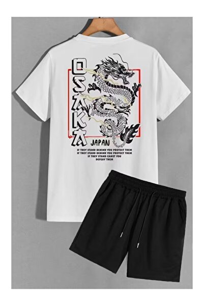 Massgai Unisex Design Osaka Japanese Anime Printed Oversized Short Sleeve T-S...