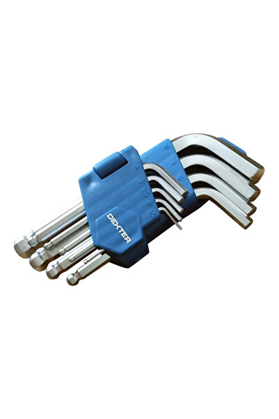 Dexter Σετ 9 κλειδιών Dexter Allen, εξαγωνικά, 1,5 - 10 mm