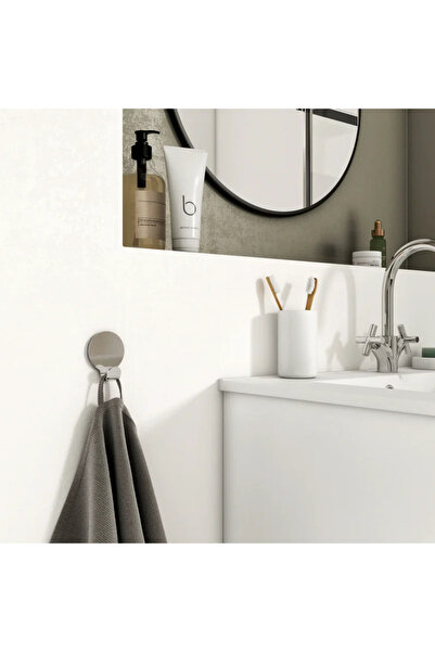 sensea Ράφι πετσετών μπάνιου, Essential, 1 γάντζο, ατσάλι, αυτοκόλλητο κούμπω...