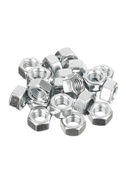 OEM Μονό παξιμάδια M6, επιψευδαργυρωμένος χάλυβας, 1 kg