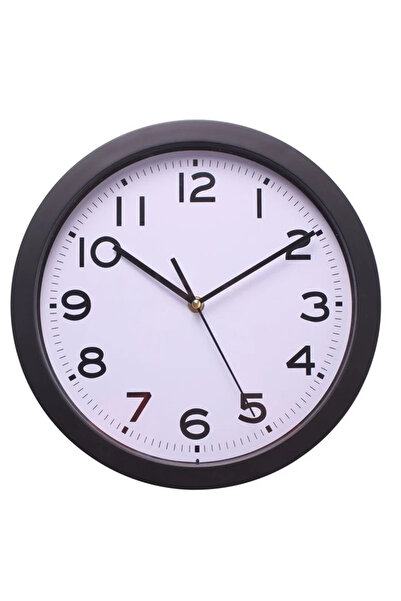 OEM Ρολόι τοίχου Bazo, διάμετρος 30,5 cm, μαύρο