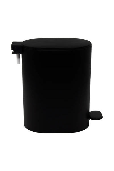 sensea Easy bathroom waste bin, 3 L, with pedal, plastic, black