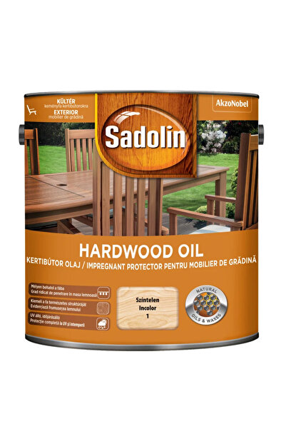 OEM Impregnant pentru mobilier de gradina, Sadolin Hardwood oil, alchidic, in...