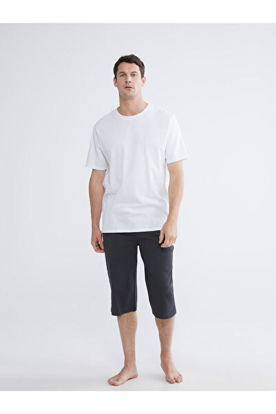 LC Waikiki Sive standardne muške pidžame kratke hlače (S6)