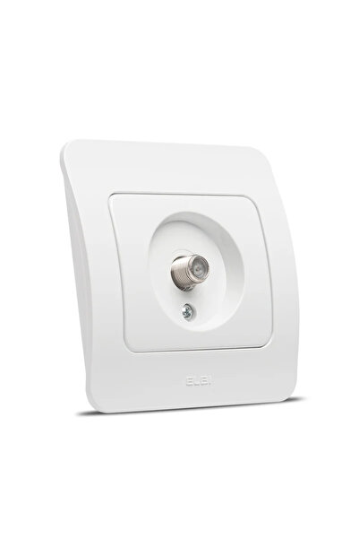 OEM Jazz F connector TV socket, IP20, white