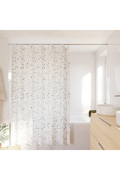 sensea Perdea dus Pattern, din poliester, 180 x 200 centimetri, terrazzo