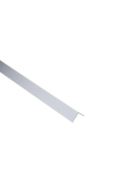 STANDERS Γωνία PVC, 15 X 15 X 1 mm, L = 1 μέτρο, ματ λευκό