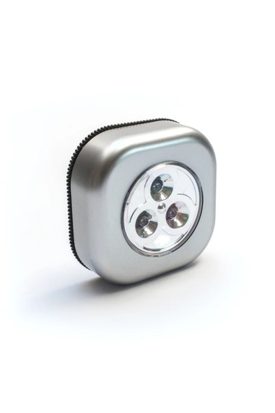 OEM Νυχτερινό φως Flink, 3 x LED, λειτουργεί με μπαταρία, τετράγωνο