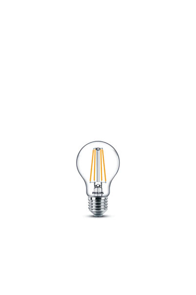 OEM Philips LED bulb, E27, A60, 8.5 W, warm white, 2700K, 1055lm, clear filament