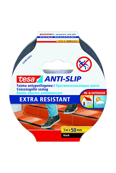 OEM Αντιολισθητική ταινία Tesa, 50 mm x 5 μέτρα, μαύρη