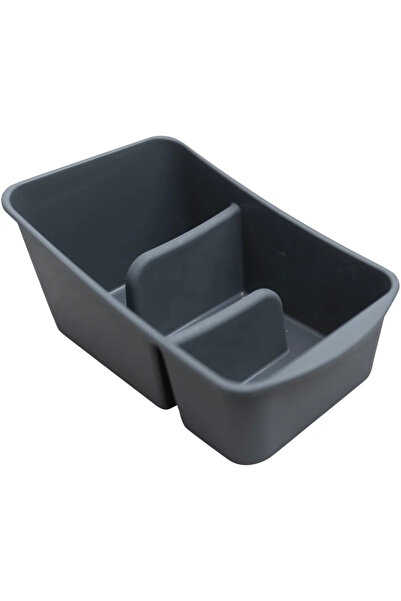 OEM Organizator condimente, din plastic, 15 x 21 x 11 cm, gri