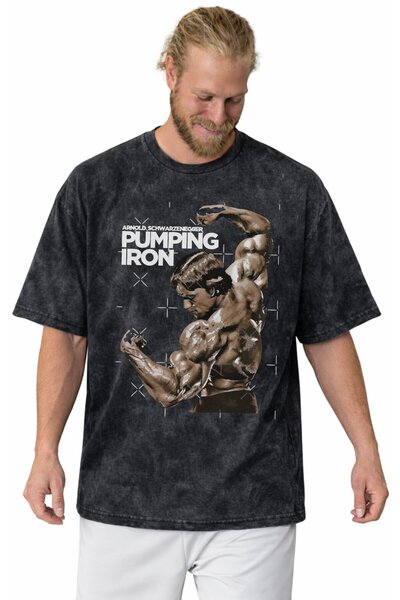 SEVBANO تي شيرت أرنولد بومبينج إيرن للياقة البدنية وكمال الأجسام مطبوع للجنسي...