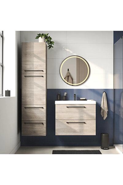 sensea Καθρέφτης μπάνιου LED Remix, 60 x 60 εκ.