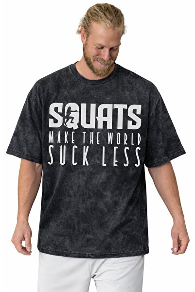 SEVBANO Μπλουζάκι με στάμπα για κόλποκαβαλήματα, γυμναστική, bodybuilding, un...