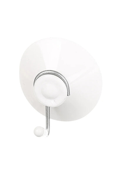 OEM Cuier cu ventuza, o agatatoare simpla, plastic, alb