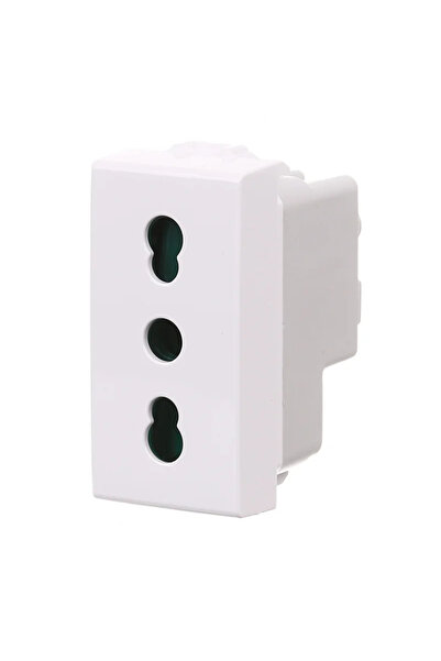 OEM Vimar Neve single socket, Italian standard, modular, IP20, white