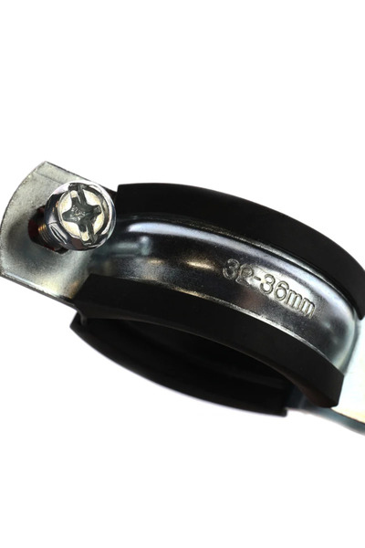 OEM Brida fixare dubla, cu diblu, otel zincat, Ø 32 - 36 mm