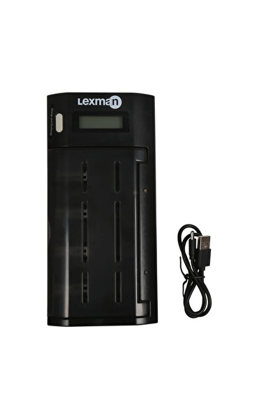 Lexman Lexman universal battery charger, with USB, for AA, AAA, C or D