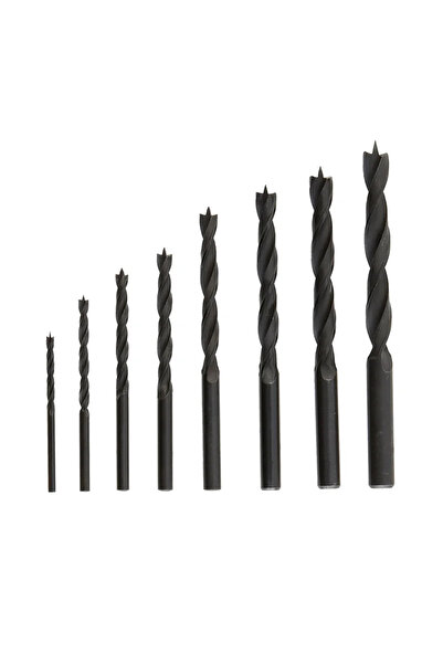 OEM Set 8 burghie lemn, 3 - 10 mm