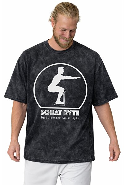 SEVBANO Squat Ryte Fitness Bodybuilding Athlete Gym Printed Unisex Oversized ...
