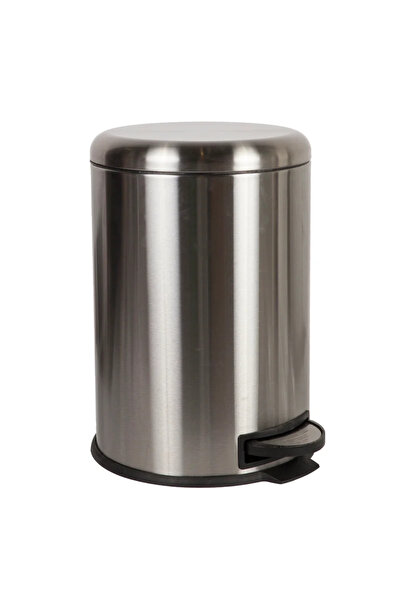 OEM Cos de gunoi din inox, deschidere cu pedala, 20 L, argintiu